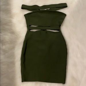Sexy Olive Dress